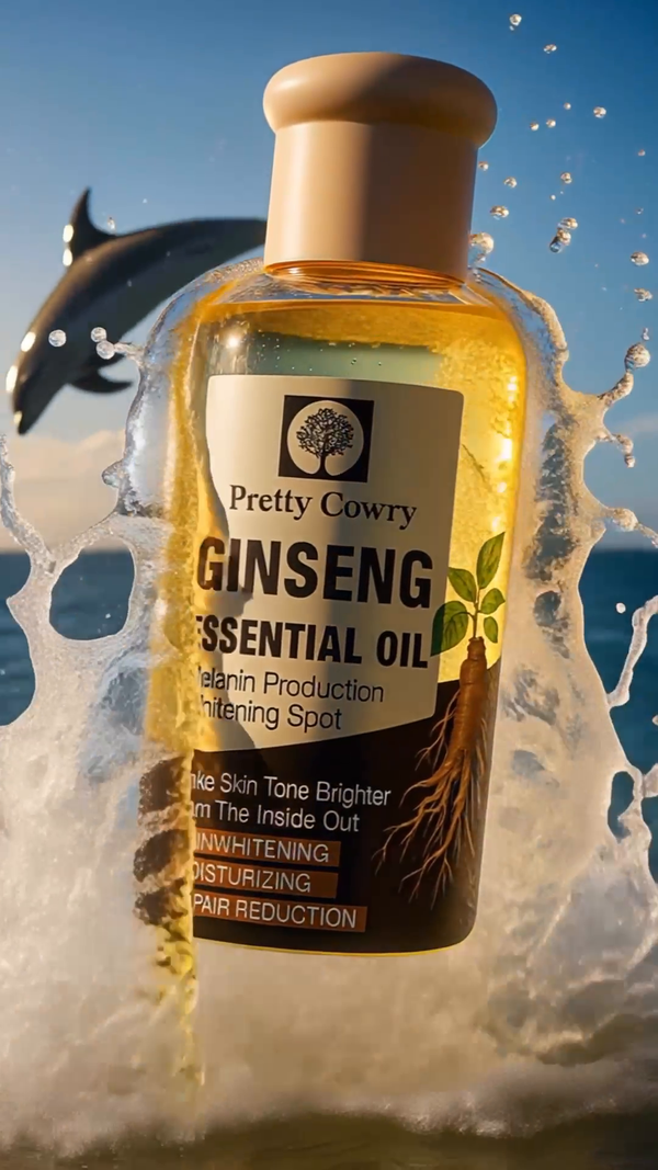 Pretty Cowry Ginseng Essential Oil — Ocean Fresh Glow in Every Drop